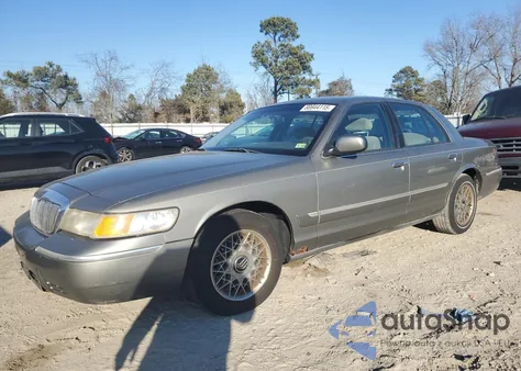 2000 Mercury Grand Marquis Gs z USA, uszkodzony, nr VIN 2MEFM74W5YX653134
